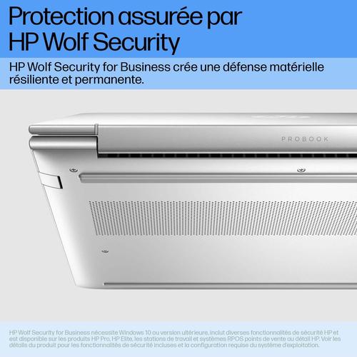 HP ProBook 460 G11 Intel Core Ultra 5 125U Laptop 40,6 cm (16") WUXGA 16 GB DDR5-SDRAM 512 GB SSD Wi-Fi 6E (802.11ax) Windows 11 Pro AI PC Zilver - Image 5