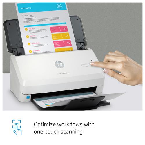 HP Scanjet Pro 2000 s2 Sheet-feed Scanner Paginascanner 600 x 600 DPI A4 Zwart, Wit - Image 8
