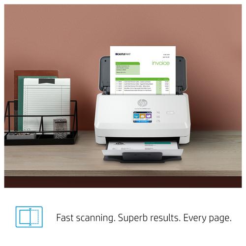 HP Scanjet Pro N4000 snw1 Sheet-feed Scanner Paginascanner 600 x 600 DPI A4 Zwart, Wit - Image 10