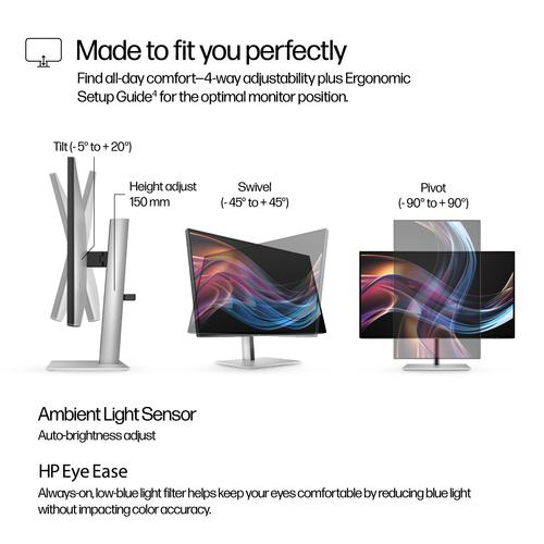 HP Serie 7 Pro 27 inch 4K Thunderbolt 4 monitor - 727pk - Image 8