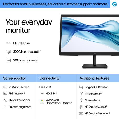 HP Series 3 Pro Serie 3 Pro 21,45 inch FHD-monitor - 322pv - Image 5