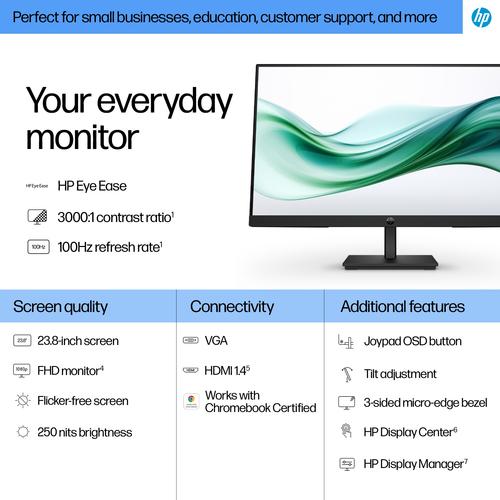 HP Series 3 Pro Serie 3 Pro 23,8 inch FHD-monitor - 324pv - Image 5