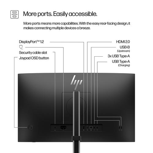 HP Series 5 Pro 23,8 inch FHD-monitor - 524pf - Image 3