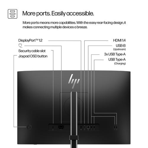 HP Series 5 Pro 24 inch WUXGA-monitor - 524pn - Image 3