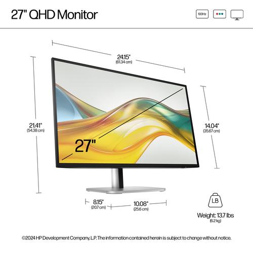 HP Series 5 Pro 27 inch QHD-monitor - 527pq - Image 4