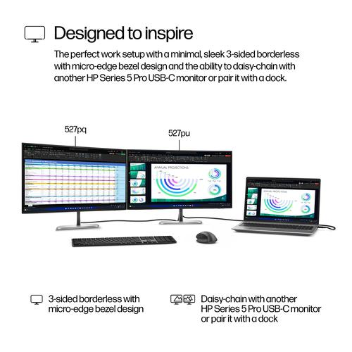 HP Series 5 Pro 27 inch QHD-monitor - 527pq - Image 8