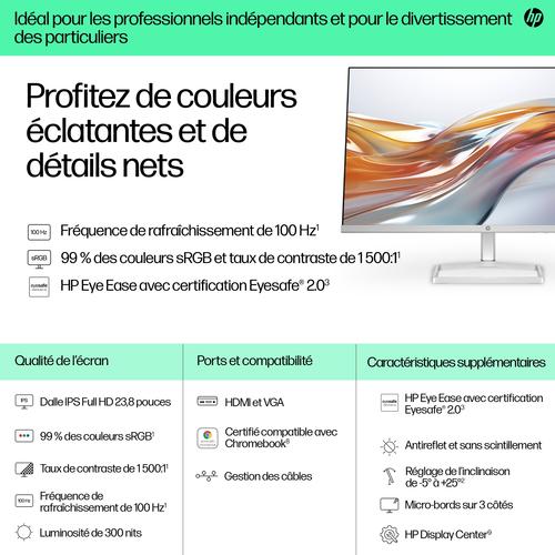 HP Series 5 Serie 5 23,8 inch FHD-monitor wit - 524sw - Image 2