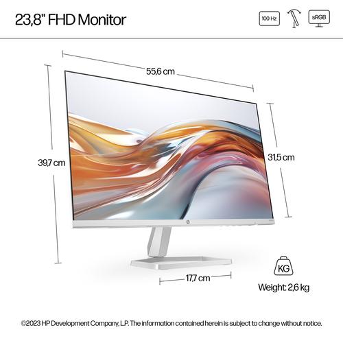 HP Series 5 Serie 5 23,8 inch FHD-monitor wit - 524sw - Image 9