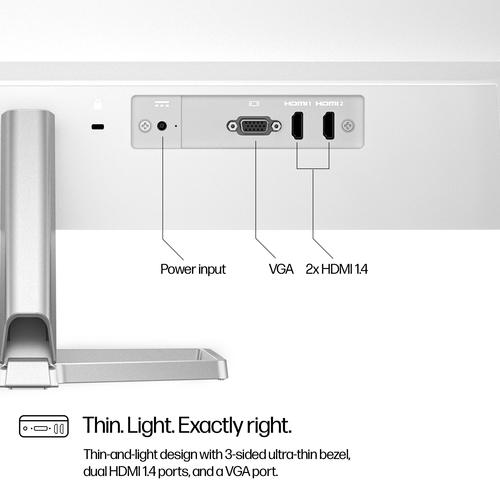 HP Series 5 Serie 5 27 inch FHD-monitor wit - 527sw - Image 8