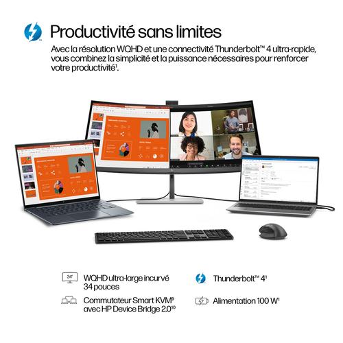 HP Series 7 Pro Serie 7 Pro 34 inch WQHD Conferencing Monitor - 734pm - Image 5