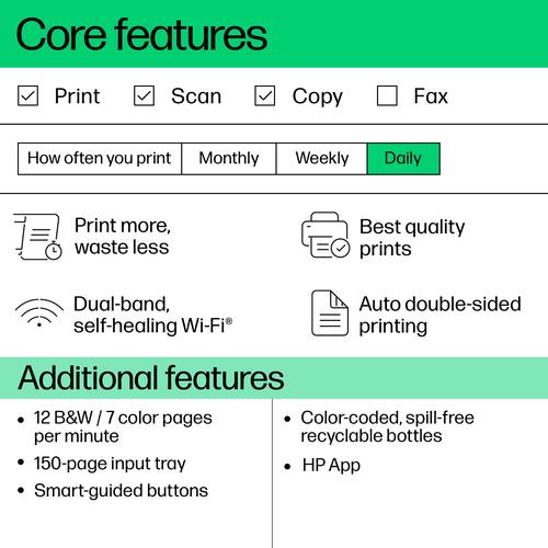 HP Smart Tank 670 Draadloos All-in-One Kleur Printer, Kopieerapparaat, scanner - Image 8