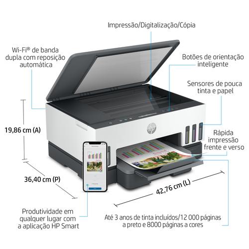 HP Smart Tank 7005 Draadloos All-in-One Kleur Printer, Dubbelzijdig printen; Kopieerapparaat, Scanner - Image 8