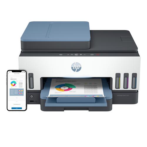 HP Smart Tank 7606 Draadloos All-in-One Kleur Printer, Dubbelzijdig printen; Kopieerapparaat, Scanner