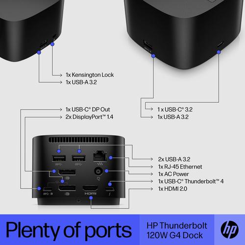 HP Thunderbolt Dock 120 watt G4 - Image 10