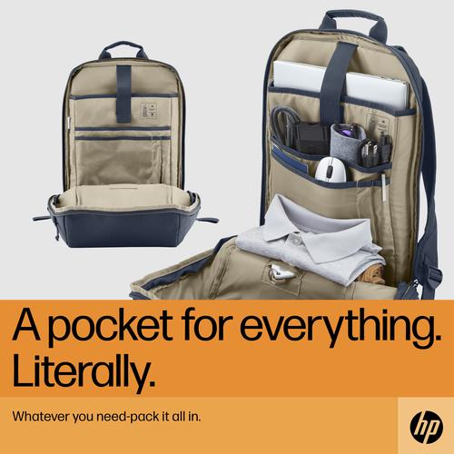 HP Travel 15,6 Blue Night Laptop Backpack, 18 liter - Image 2