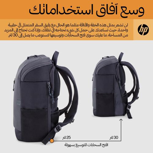 HP Travel 15,6 Iron Grey laptopbackpack, 25 liter - Image 7