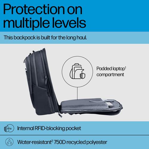 HP Travel Plus 30 l 17 inch laptoprugzak - Image 2