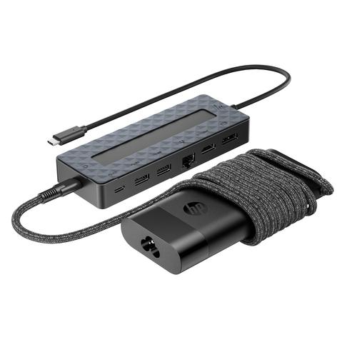 HP Universal USB-C-hub- en laptopladercombinatie - Image 3