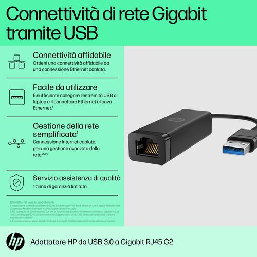 HP USB 3.0-naar-Gigabit RJ45-adapter G2 - Image 7