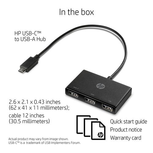 HP USB-C naar USB-A hub - Image 2