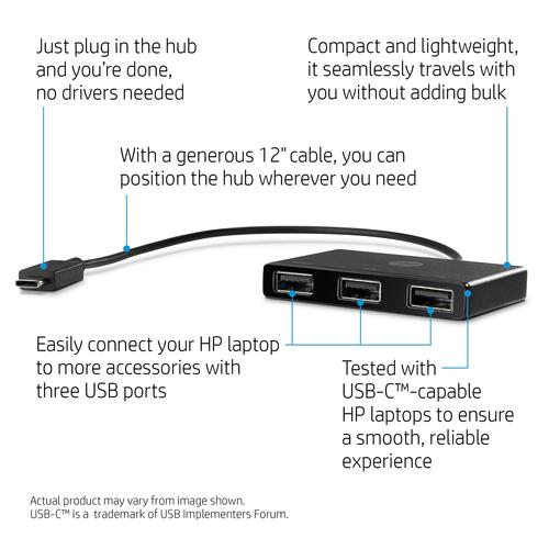 HP USB-C naar USB-A hub - Image 4