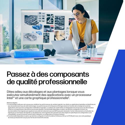 HP ZBook 8 G1i 14 Intel Core Ultra 7 255H Mobiel werkstation 35,6 cm (14") Touchscreen WUXGA 24 GB DDR5-SDRAM 1 TB SSD NVIDIA RTX 500 Ada Wi-Fi 7 (802.11be) Windows 11 Pro AI Workstation, AI PC Zilver - Image 3