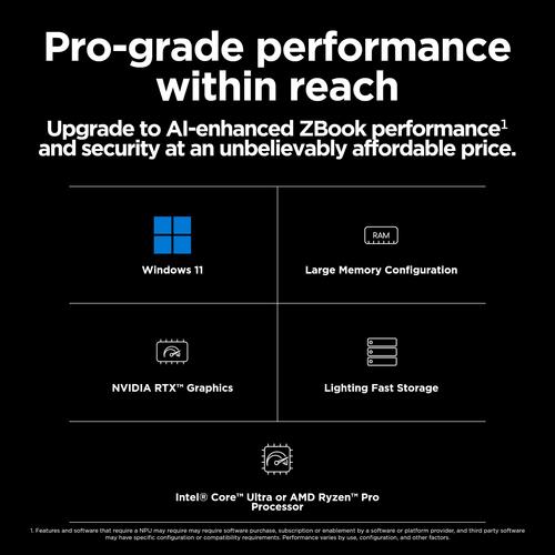 HP ZBook Power G11 A AMD Ryzen™ 7 8845HS Mobiel werkstation 40,6 cm (16") WUXGA 16 GB DDR5-SDRAM 512 GB SSD NVIDIA RTX A1000 Wi-Fi 6E (802.11ax) Windows 11 Pro AI Workstation, AI PC Grijs - Image 6