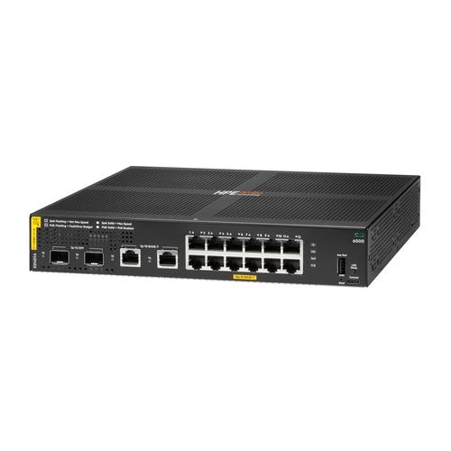 HPE Aruba Networking CX 6000 12G Class4 PoE 2G/2SFP 139W Switch Managed L3 Gigabit Ethernet (10/100/1000) Power over Ethernet (PoE) 1U - Image 2