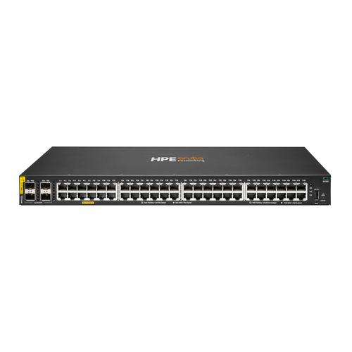 HPE Aruba Networking CX 6000 48G Class4 PoE 4SFP 740W Switch Managed L3 Gigabit Ethernet (10/100/1000) Power over Ethernet (PoE) 1U - Image 1