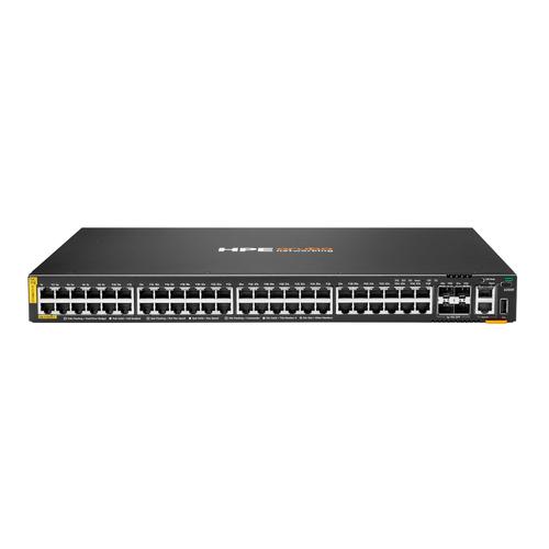HPE Aruba Networking CX 6200F 48G Class-4 PoE 4SFP+ 740W Switch Managed L3 Gigabit Ethernet (10/100/1000) Power over Ethernet (PoE) 1U - Image 1