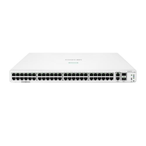 HPE Aruba Networking Networking Instant On Switch 48p Gigabit 2p 10GBT 2p SFP+ 1960 Managed L2+ Gigabit Ethernet (10/100/1000) 1U Wit - Image 1