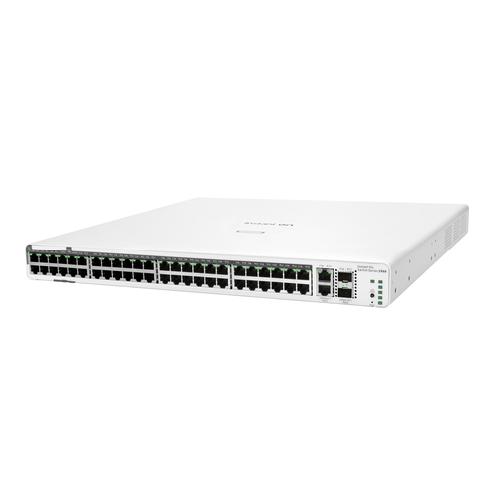 HPE Aruba Networking Networking Instant On Switch 40p Gigabit CL4 8p Gigabit CL6 PoE 2p 10GBT 2p SFP+ 600W 1960 Managed L2+ Gigabit Ethernet (10/100/1000) Power over Ethernet (PoE) 1U Wit - Image 2