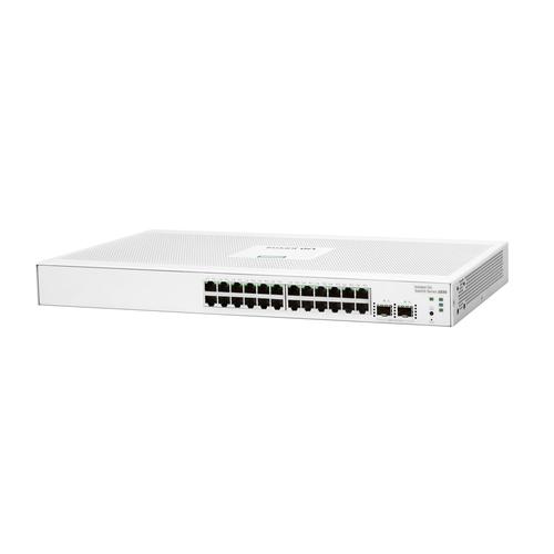 HPE Aruba Networking Networking Instant On Switch 24p Gigabit 2p SFP 1830 Managed L2 Gigabit Ethernet (10/100/1000) Power over Ethernet (PoE) 1U - Image 2