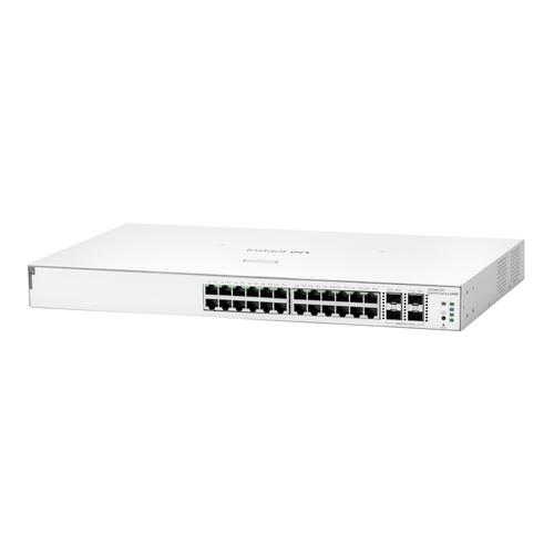 HPE Aruba Networking Networking Instant On Switch 24p Gigabit CL4 PoE 4p SFP+ 195W 1930 Managed L2/L3/L4 Gigabit Ethernet (10/100/1000) Power over Ethernet (PoE) 1U Wit - Image 2
