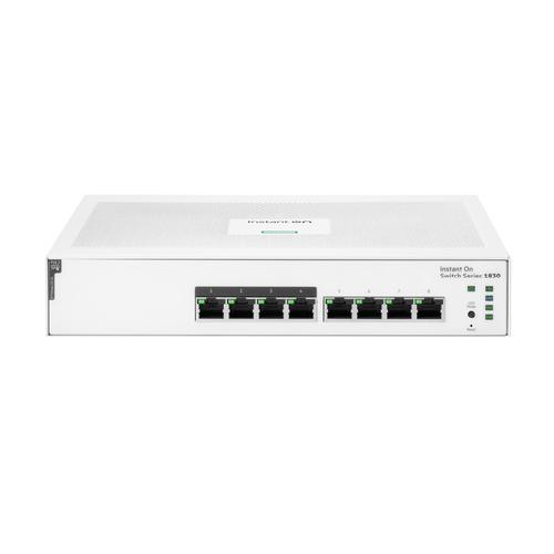 HPE Aruba Networking Networking Instant On Switch 8p Gigabit CL4 PoE 65W 1830 Managed L2 Gigabit Ethernet (10/100/1000) Power over Ethernet (PoE) 1U - Image 1