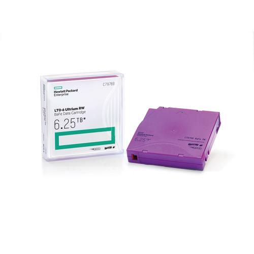 HPE LTO-6 Ultrium 6.25TB BaFe RW Non Custom Labeled Data Cartridges 20 Pack Lege gegevenscartridge 1,26 cm
