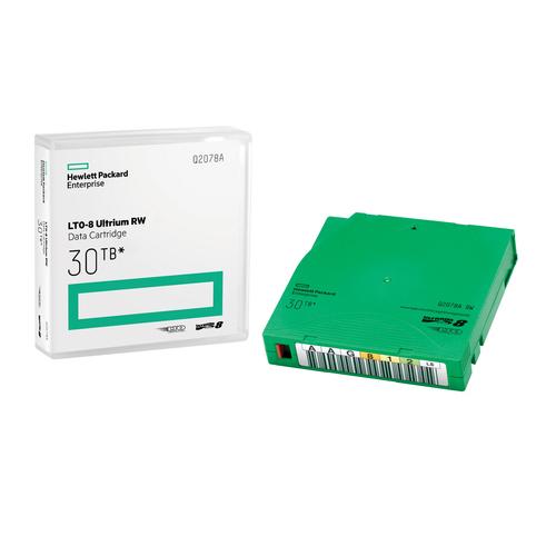 HPE LTO-8 Ultrium 30TB RW Data Cartridge Lege gegevenscartridge 12 TB 1,26 cm