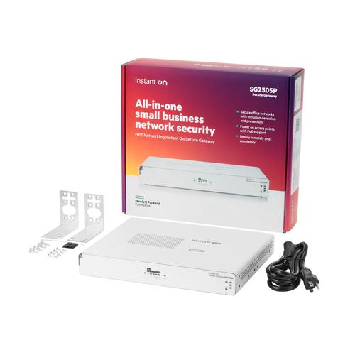 HPE Networking Instant On Secure Gateway 5-port SmartRate 2.5G PoE+ 64W SG2505P gateway/controller 10, 100, 1000, 2500 Mbit/s - Image 3