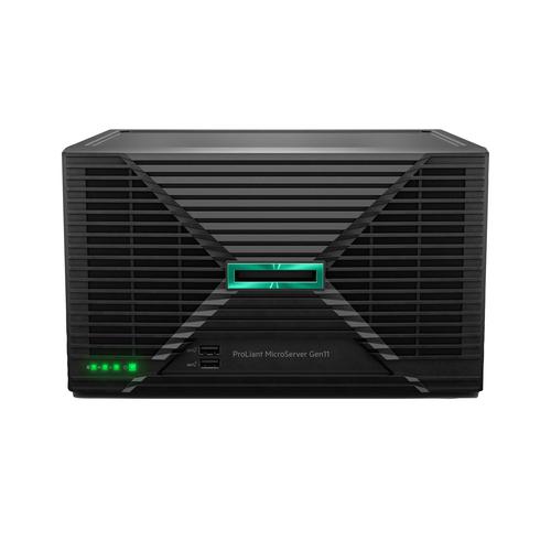HPE ProLiant MicroServer Gen11 E-2434 4c 32GB-U 4LFF-NHP 2x4TB HDD 180W External PS EMEA Cmp Mod Svr server 8 TB Ultra Micro Tower Intel® Xeon® 3,4 GHz DDR5-SDRAM