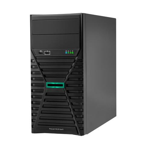 HPE ProLiant ML30 Gen11 6325P 3.5GHz 4c 1P 1x32GB-U 8SFF 2x480GB SSD 1x1000W PS EU server 960 GB Tower (4U) Intel® Xeon® 3,5 GHz 32 GB DDR5-SDRAM 1000 W - Image 2