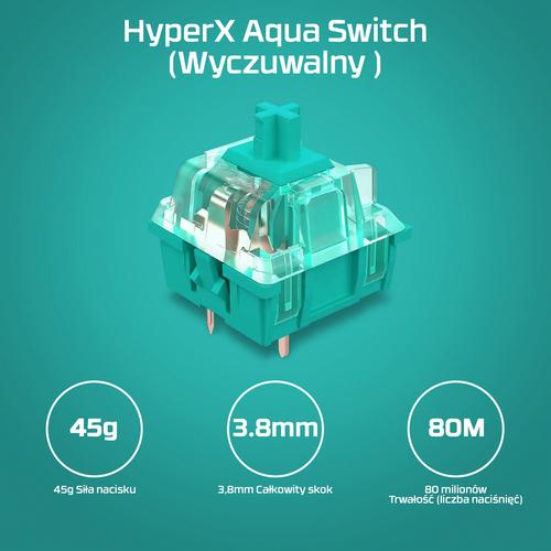 HyperX Alloy Origins 60 - mechanisch gamingtoetsenbord - HX Red (US-indeling) - Image 9