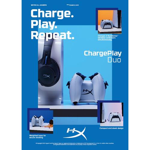 HyperX ChargePlay Duo - Controller Charging Station voor PS5 - Image 2