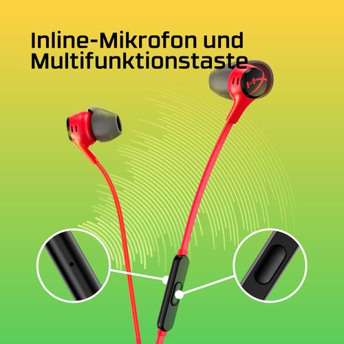 HyperX Cloud Earbuds II rood - Image 8
