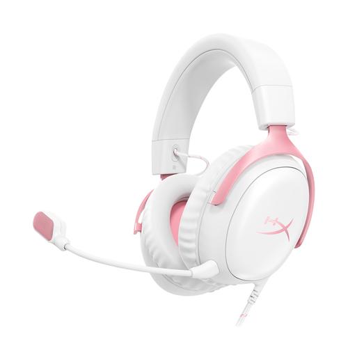 HyperX Cloud III - Gaming Headset (wit/roze) - Image 1