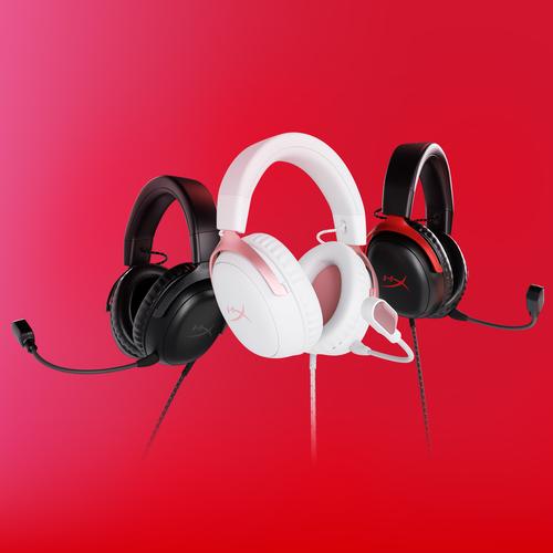 HyperX Cloud III - Gaming Headset (wit/roze) - Image 6