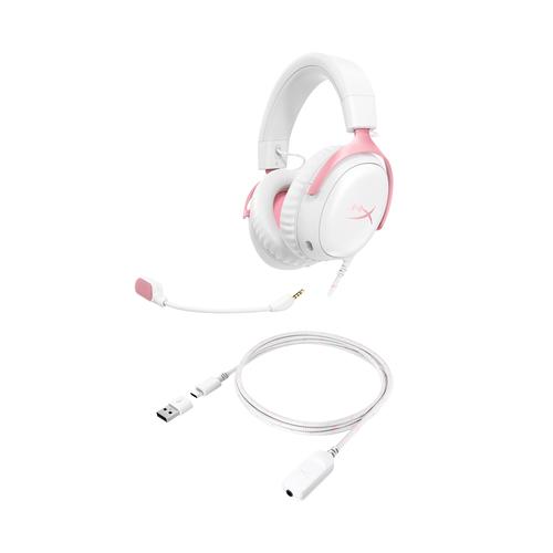 HyperX Cloud III - Gaming Headset (wit/roze) - Image 9