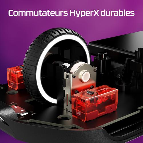 HyperX Pulsefire Haste 2 - draadloze gamingmuis (wit) - Image 8
