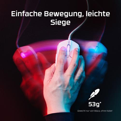 HyperX Pulsefire Haste 2 - gamingmuis (wit) - Image 3