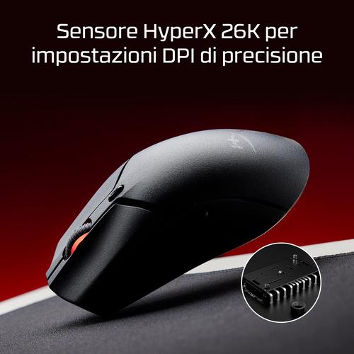 HyperX Pulsefire Haste 2 Mini - draadloze gaming muis (zwart) - Image 3