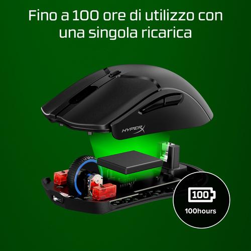 HyperX Pulsefire Haste 2 Mini - draadloze gaming muis (zwart) - Image 6